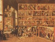 TENIERS, David the Younger Archduke Leopold william in his gallery at Brussels oil painting on canvas